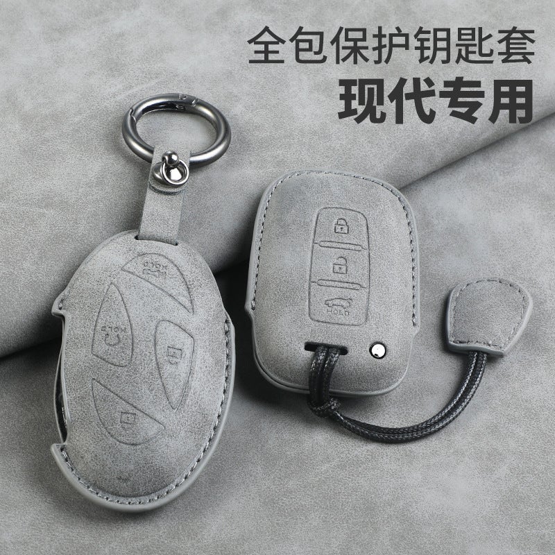 Suitable For 2024 Modern Eleventh Generation Sonata Key Cover Imported Modern Allen Loniq6 Car Bag Buckle - Image 5
